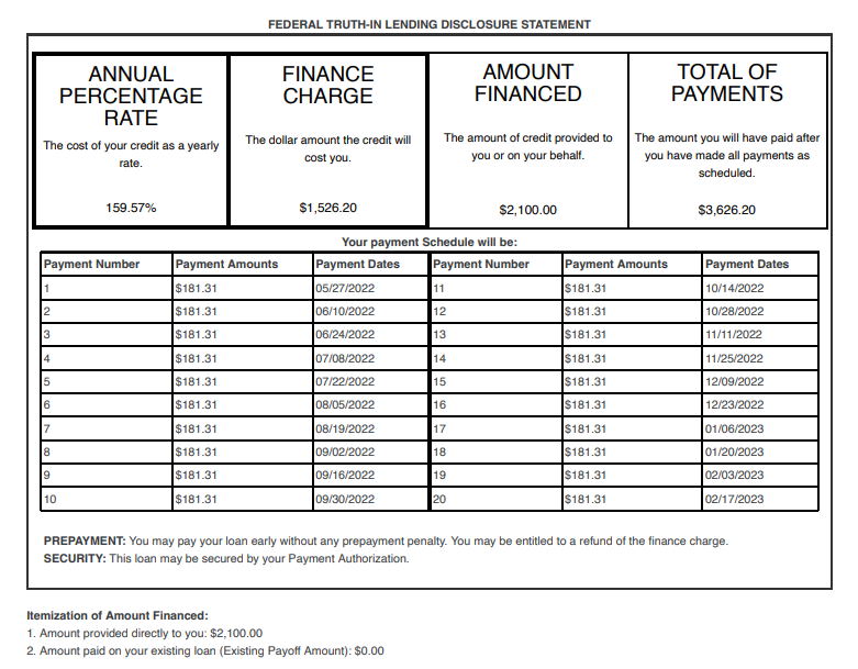 what is the cash advance